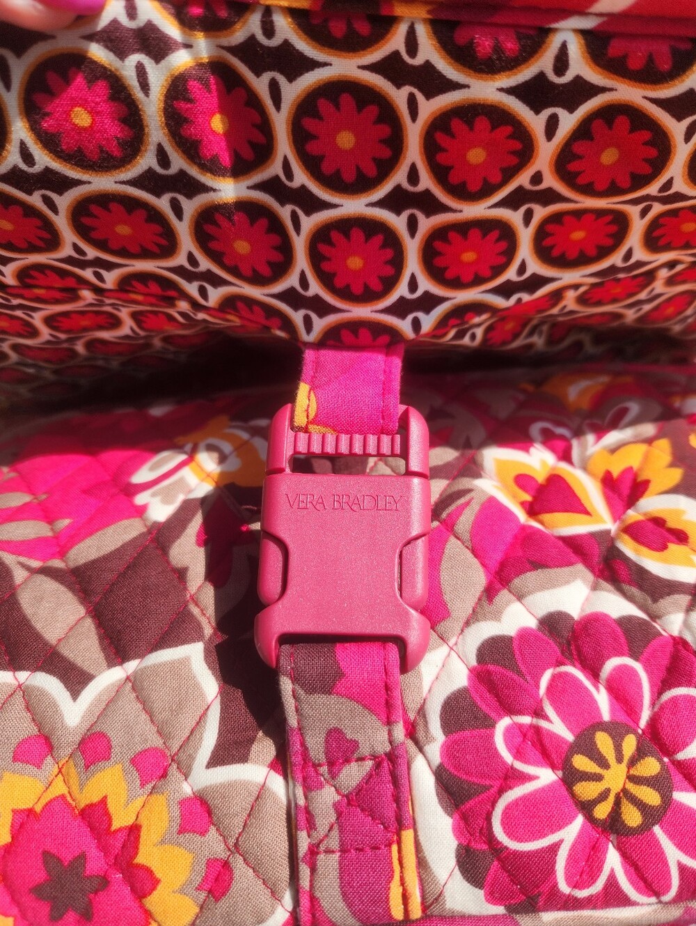 Vera Bradley Carnaby Little Betsey Quilted shoulder bag EUC - Picture 5 of 12